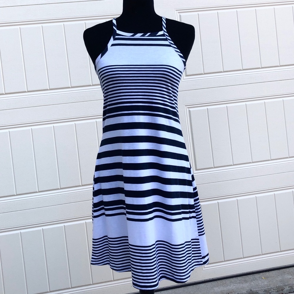 Stripped racerback sundress